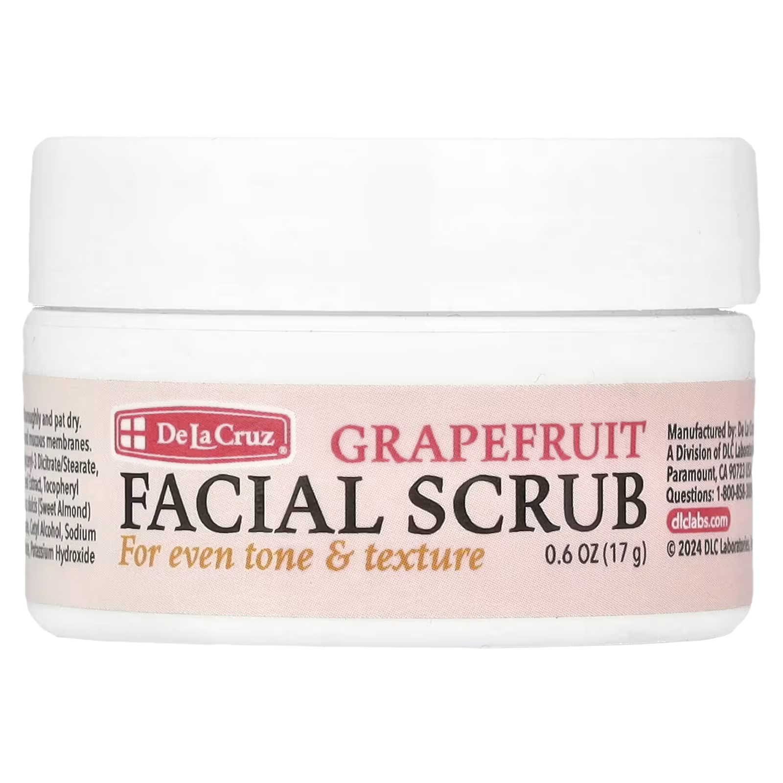 10_1775854826013 De La Cruz, Facial Scrub, Grapefruit , 0.6 oz (17 g) - Image 1