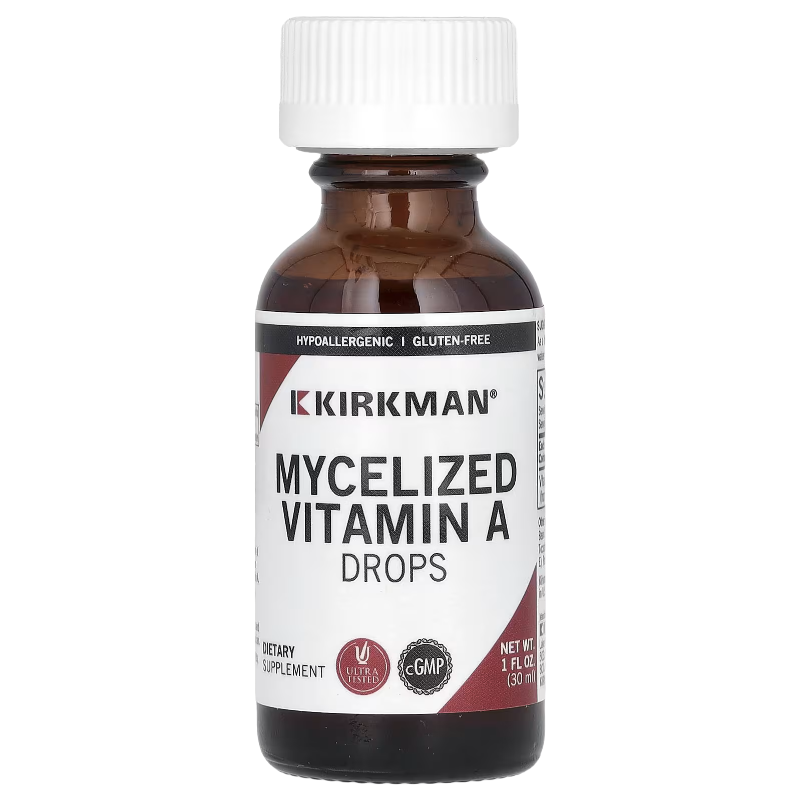 128_1775852983258 Kirkman Labs, Mycelized Vitamin A Drops, 1 fl oz (30 ml) - Image 1