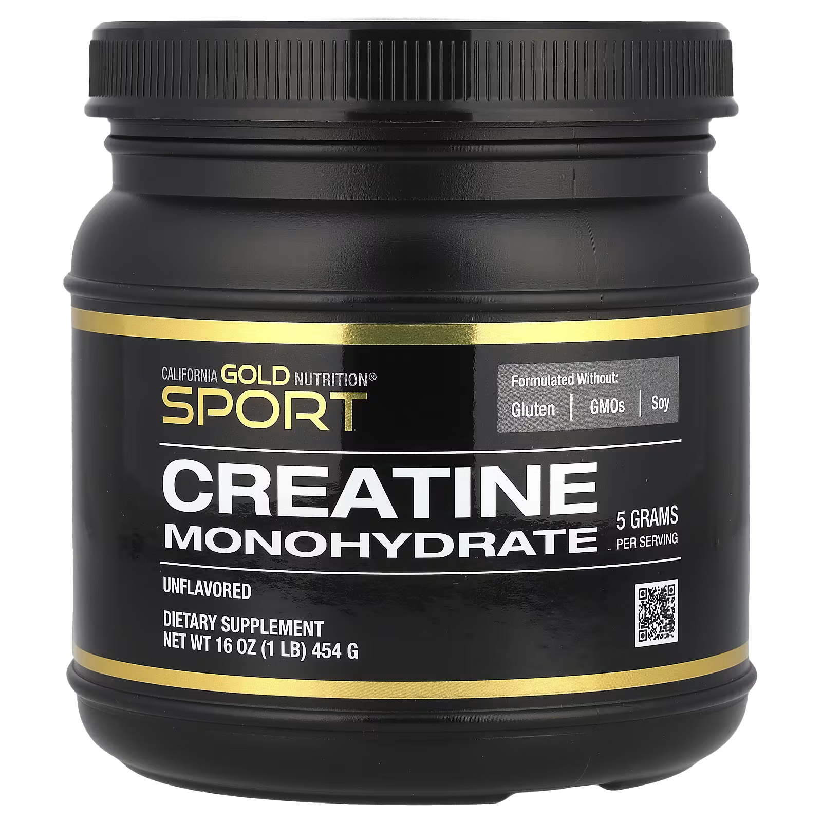 144(1)_1775848675900 California Gold Nutrition, Sport, Pure Creatine Monohydrate, Unflavored, 1 lb (454 g) - Image 1