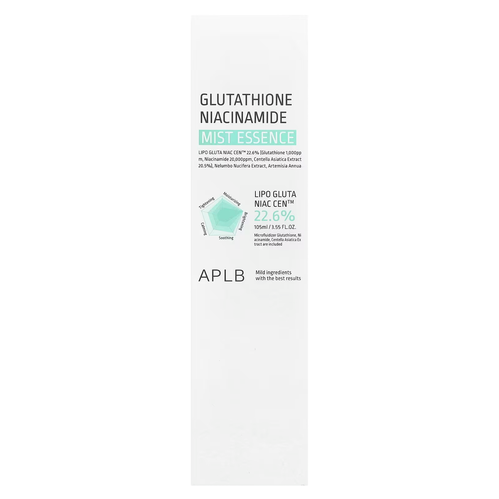 17_1775854384031 APLB, Glutathione Niacinamide, Mist Essence, 3.55 fl oz (105 ml) - Image 1
