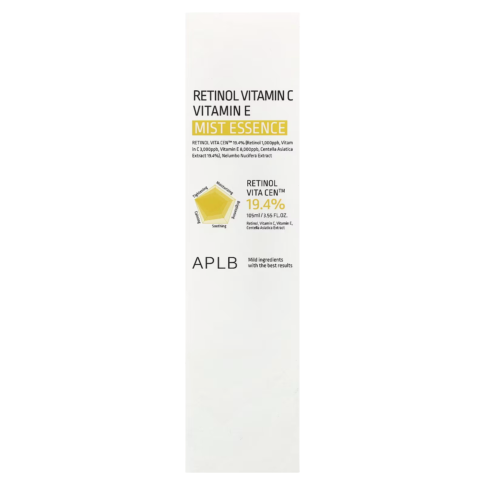 18_1775854387632 APLB, Retinol Vitamin C Vitamin E Mist Essence, 3.55 fl oz (105 ml) - Image 1