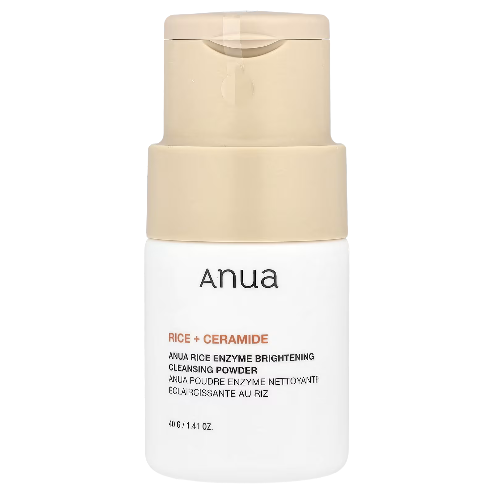 20_1775851156828 Anua, Rice Enzyme Brightening Cleansing Powder, Rice + Ceramide, 1.41 oz (40 g) - Image 1