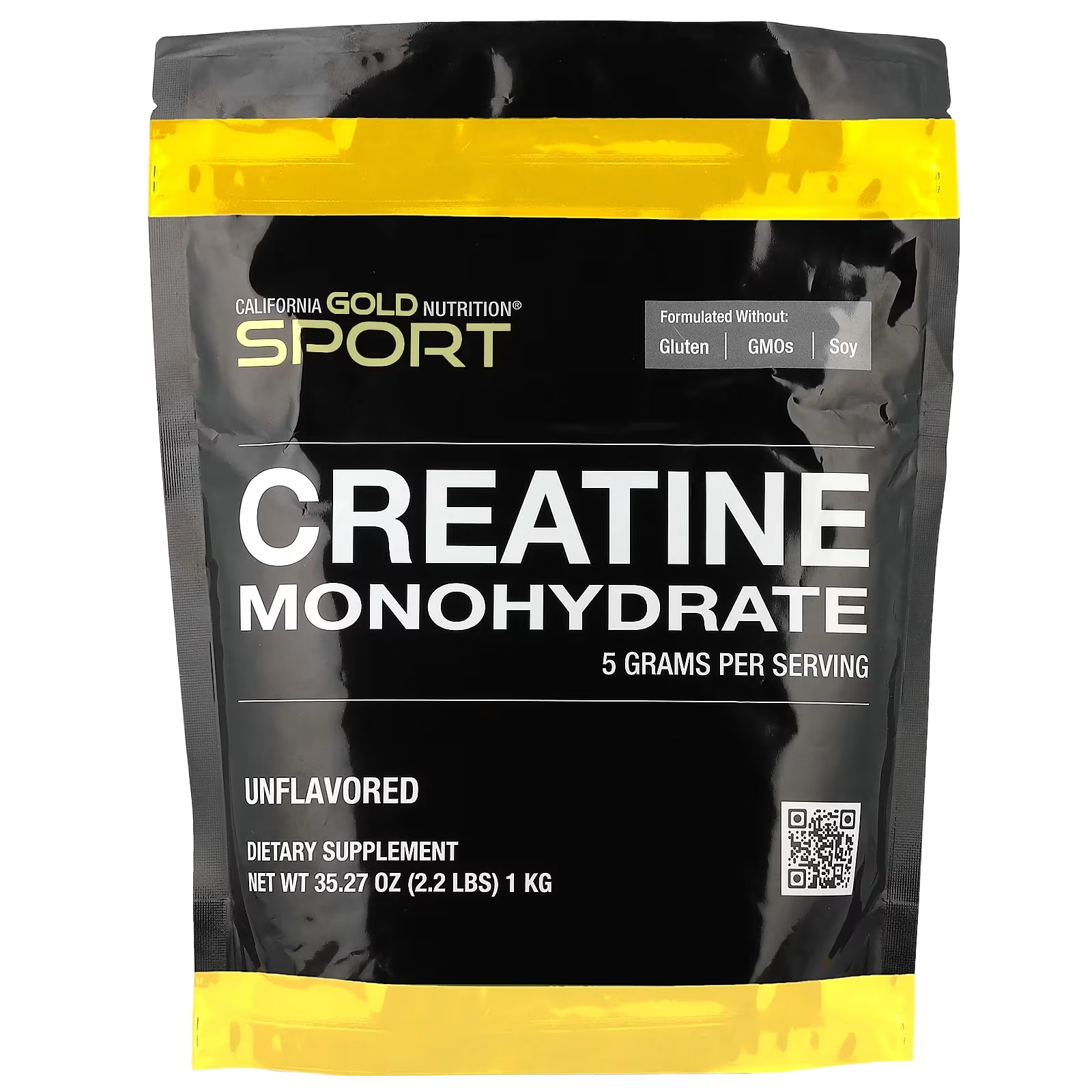 22_1775848677443 California Gold Nutrition, Sport, Pure Creatine Monohydrate, Unflavored, 2.2 lbs (1 kg) - Image 1