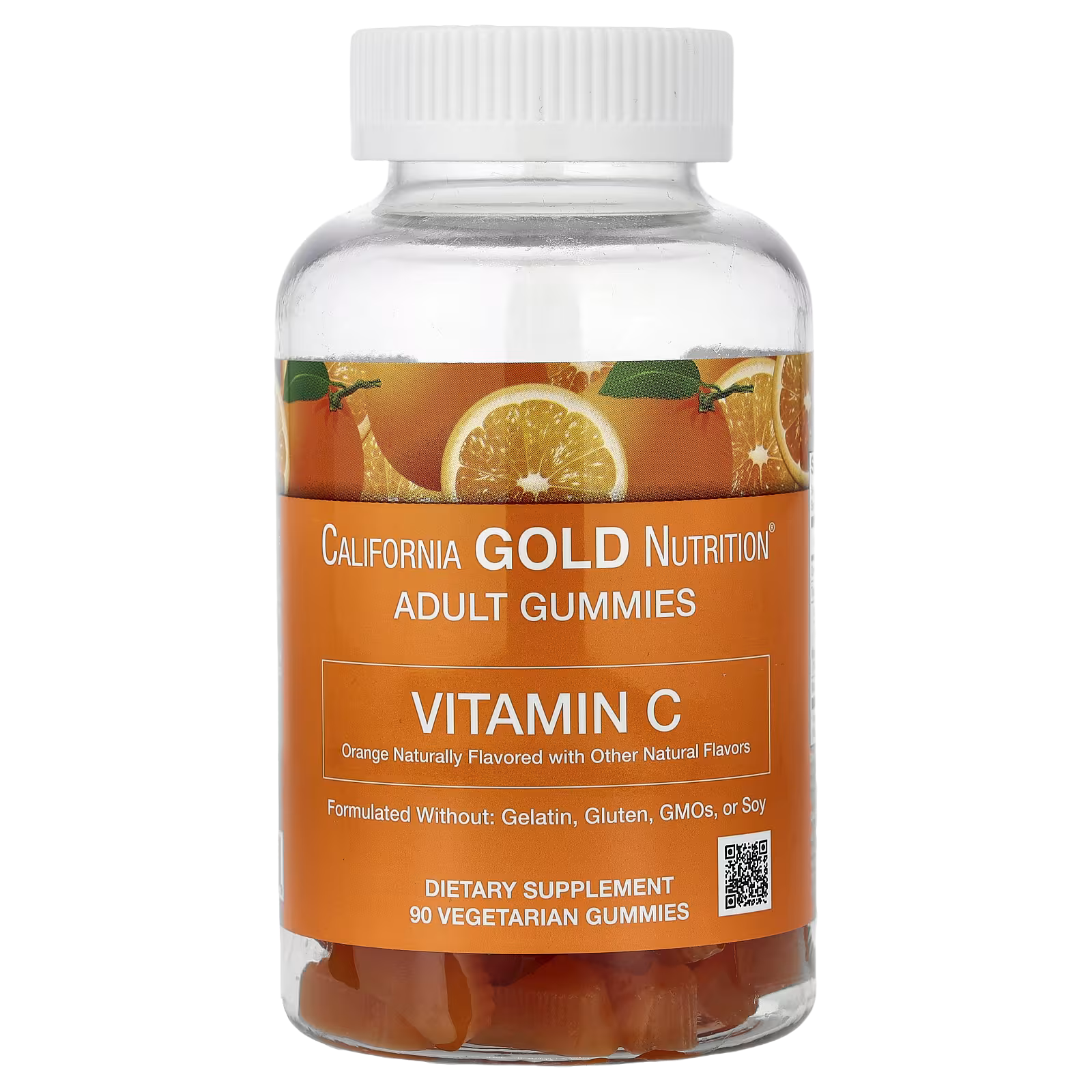 246_1775852981216 California Gold Nutrition, Vitamin C Gummies with Vitamin A from 100% Beta-Carotene, 90 Vegetarian Gummies - Image 1