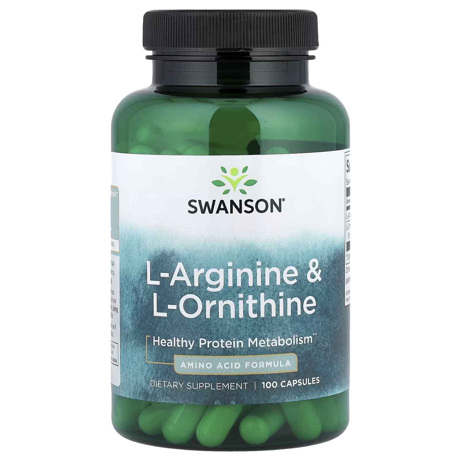 24_1775848188070 Swanson, L-Arginine & L-Ornithine, 100 Capsules - Image 1