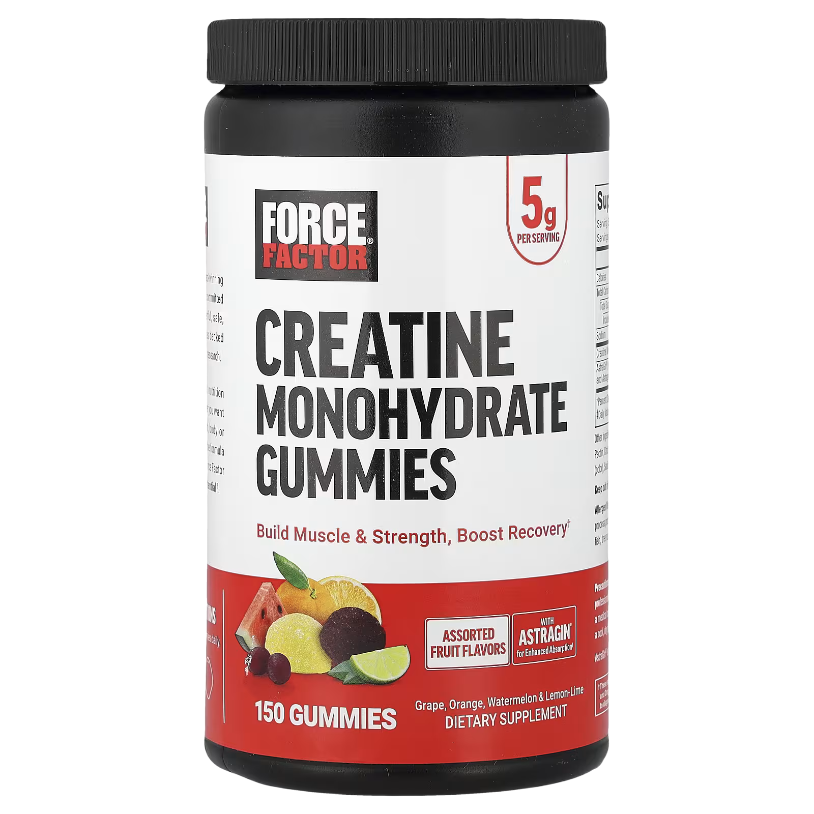 27_1775848681040 Force Factor, Creatine Monohydrate Gummies, Assorted Fruit, 150 Gummies - Image 1