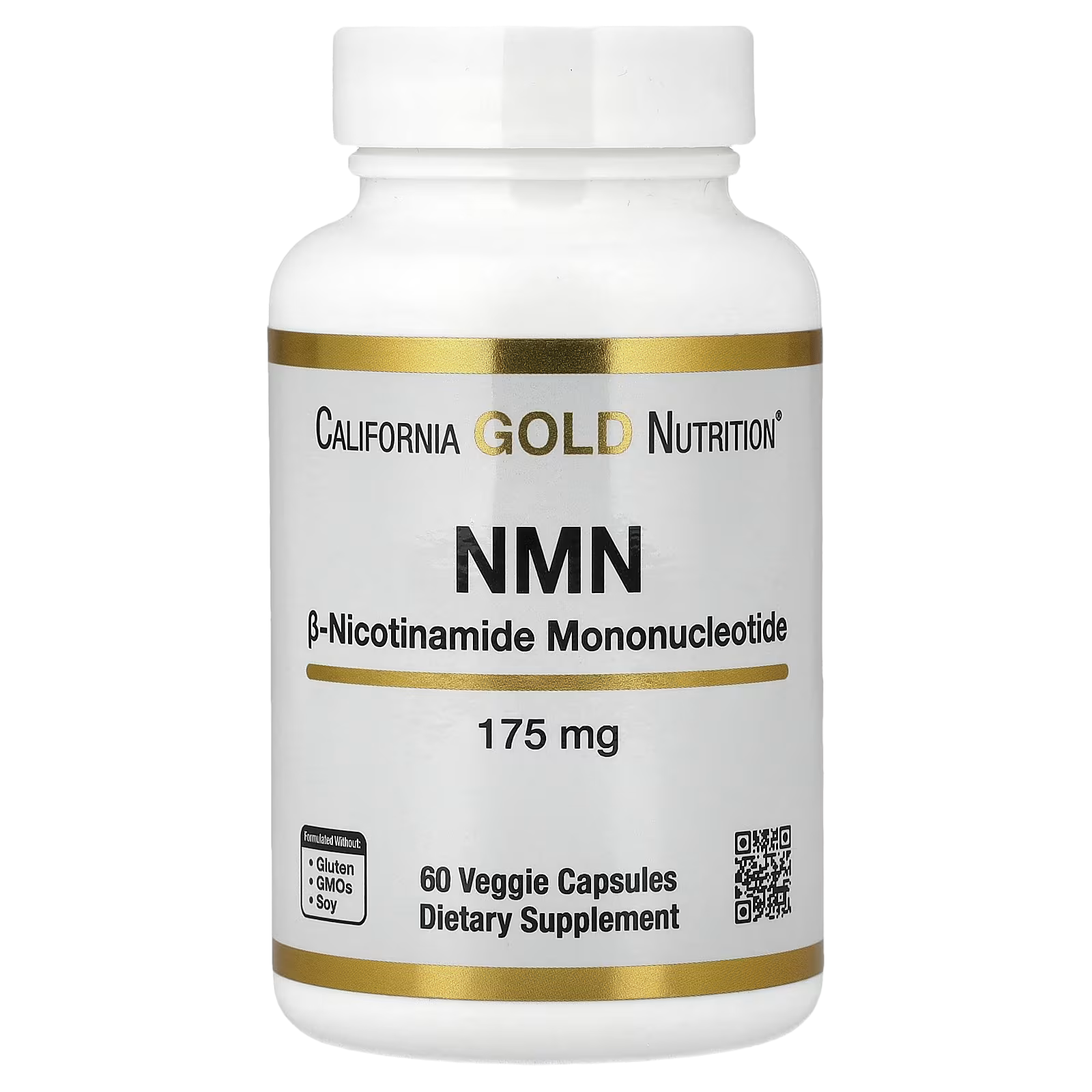 280_1775853110787 California Gold Nutrition, NMN, 175 mg, 60 Veggie Capsules - Image 1