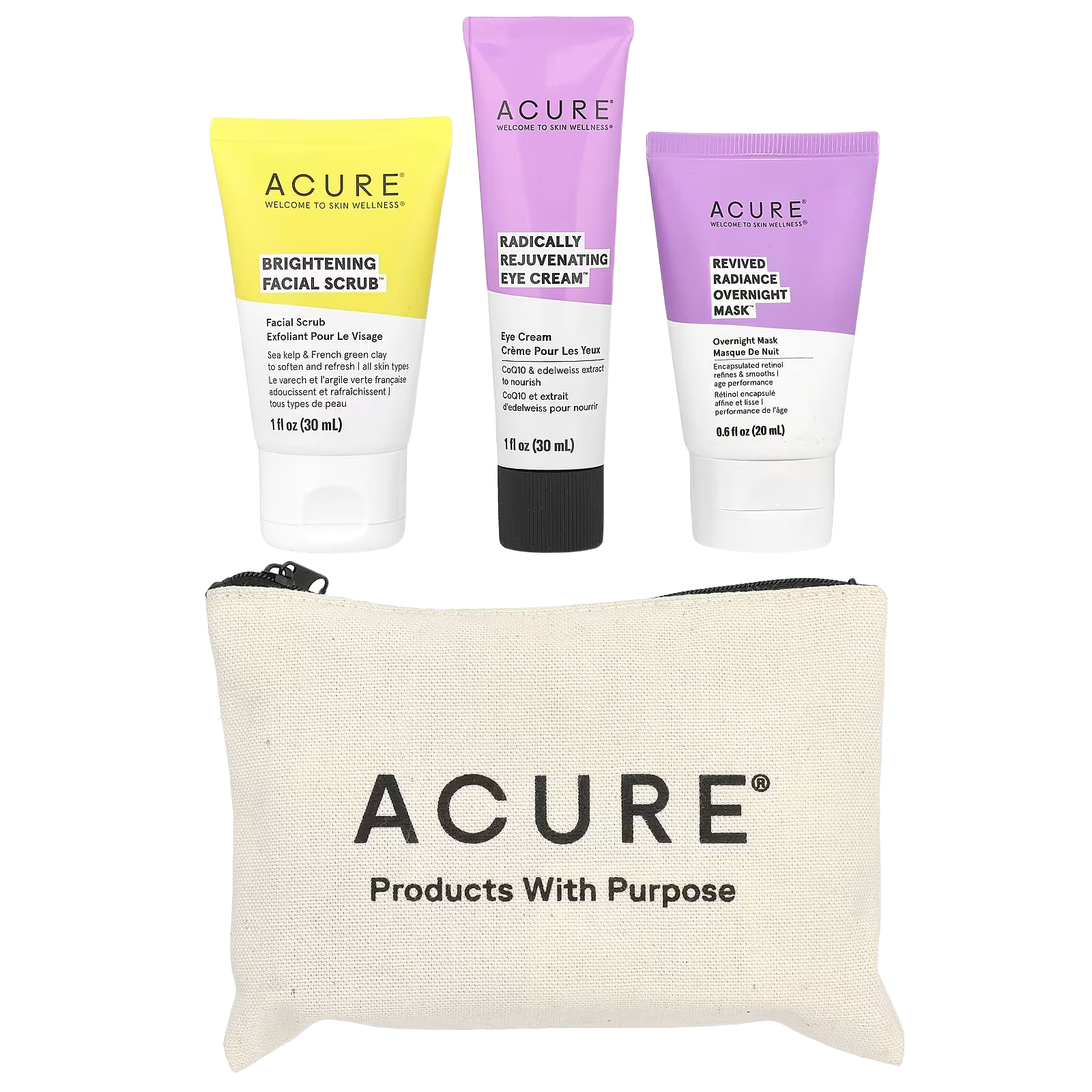 32_1775849403217 ACURE, iHerb Exclusive, Skincare Beauty Bag, 4 Items - Image 1