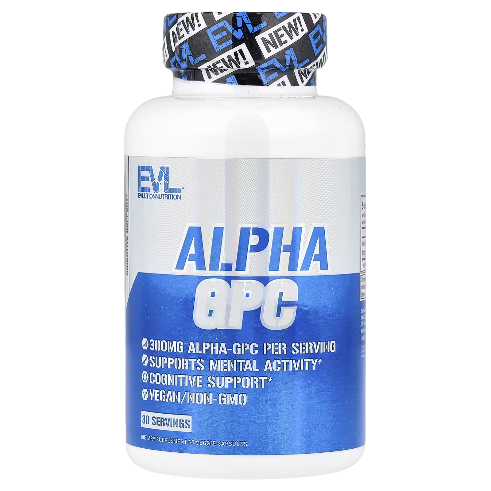 35_1775853965967 EVLution Nutrition, Alpha GPC, 60 Veggie Capsules (300 mg per Capsule) - Image 1