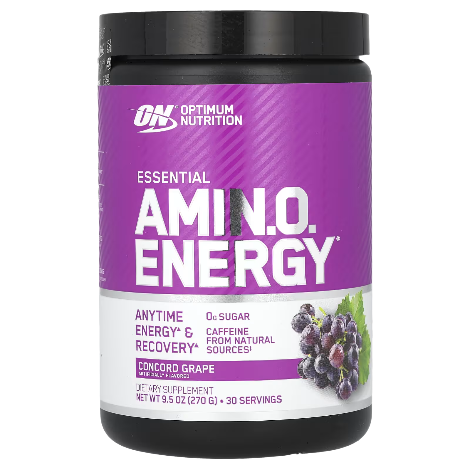 41_1775848181899 Optimum Nutrition, Essential Amin.O. Energy®, Concord Grape, 9.5 oz (270 g) - Image 1