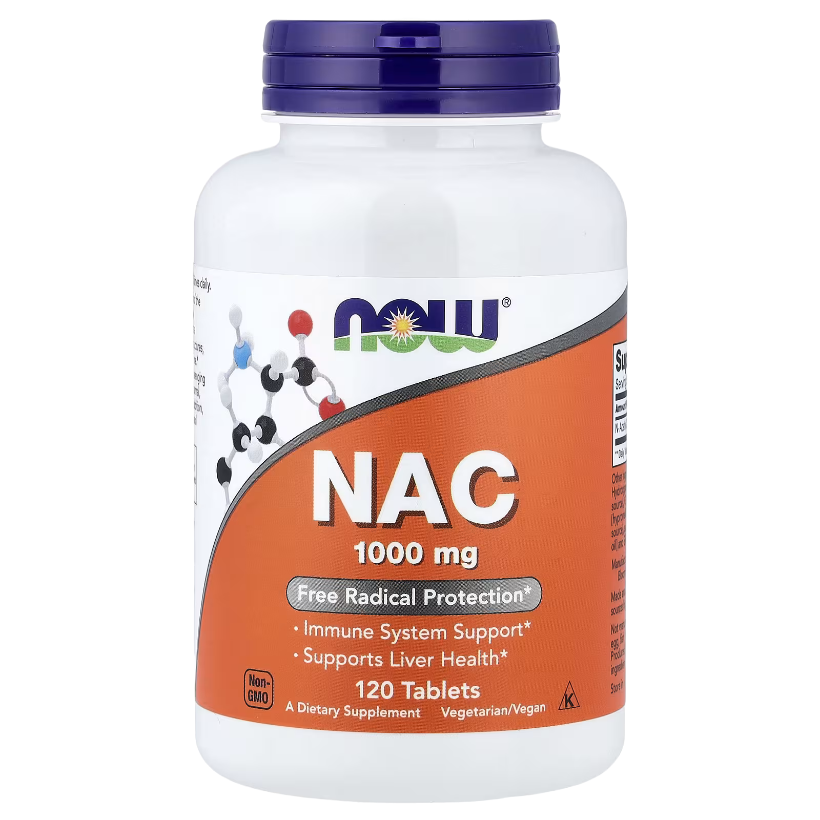 45_1775853974183 NOW Foods, NAC, 1,000 mg, 120 Tablets - Image 1