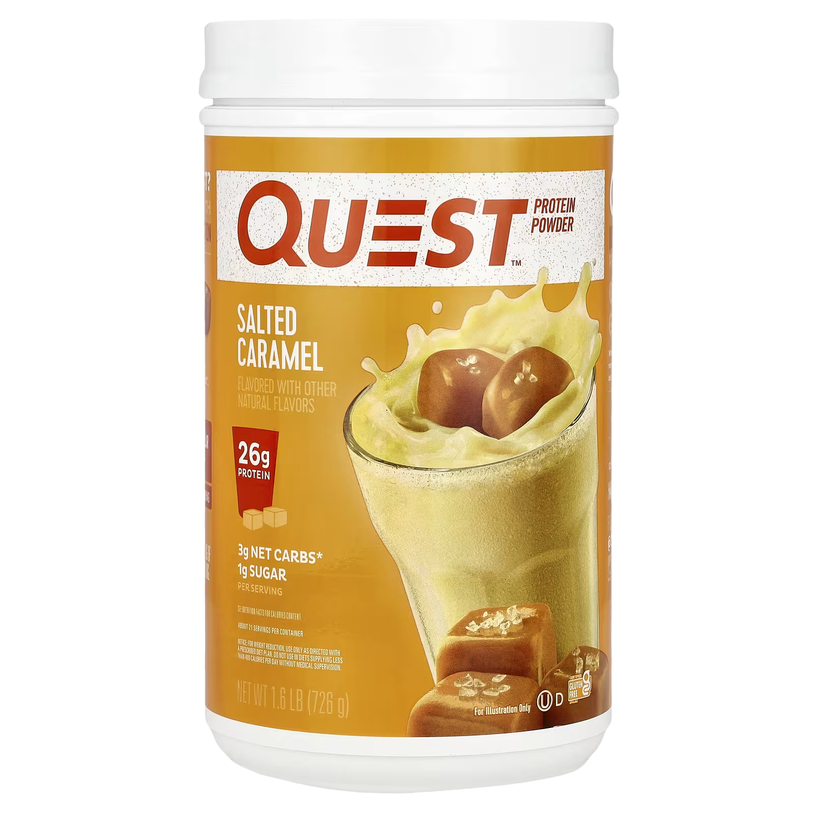 48_1775852083302 Quest Nutrition, Protein Powder, Salted Caramel, 1.6 lb (726 g) - Image 1