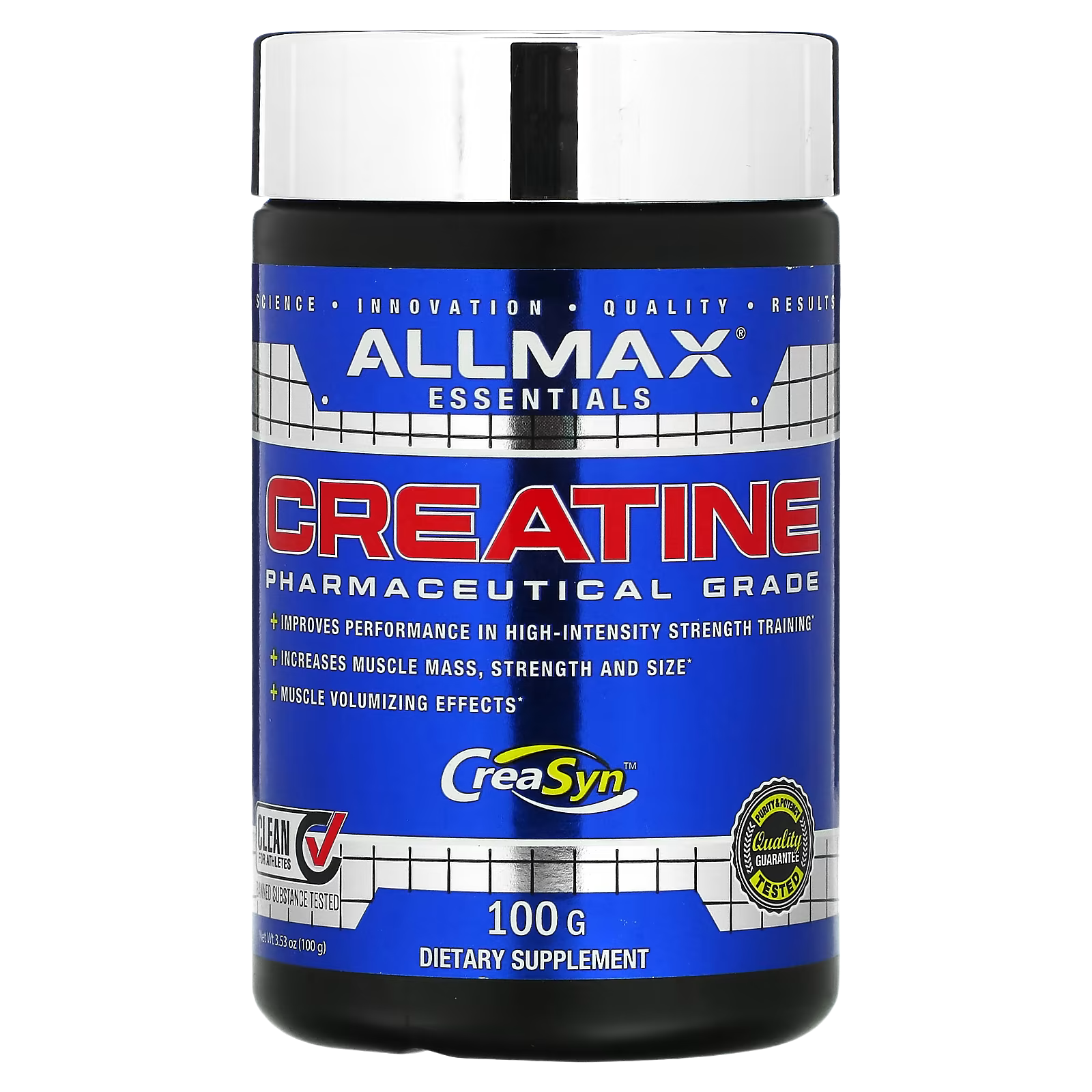 51_1775848670768 ALLMAX, Creatine, Pharmaceutical Grade, Unflavored, 3.53 oz (100 g) - Image 1