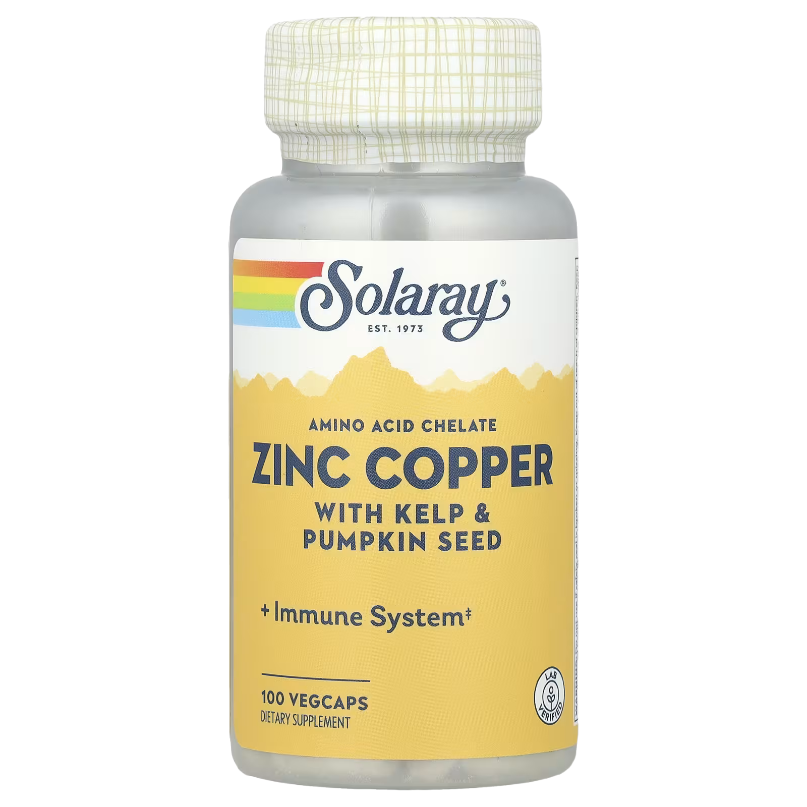 55_1775851674971 Solaray, Zinc Copper with Kelp & Pumpkin Seed, 100 VegCaps - Image 1