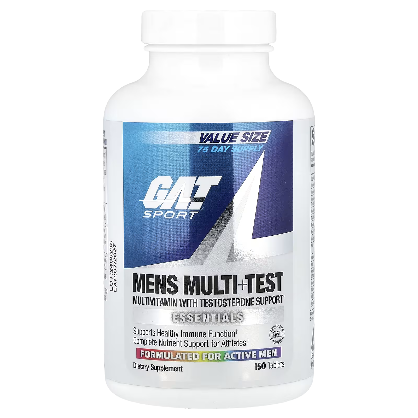 57_1775852758229 GAT, Mens Multi + Test, 150 Tablets - Image 1