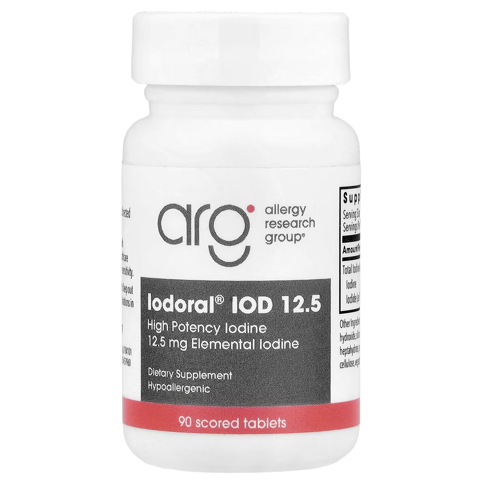 59_1775851669822 Optimox, Iodoral® IOD 12.5, High Potency Iodine, 90 Scored Tablets - Image 1