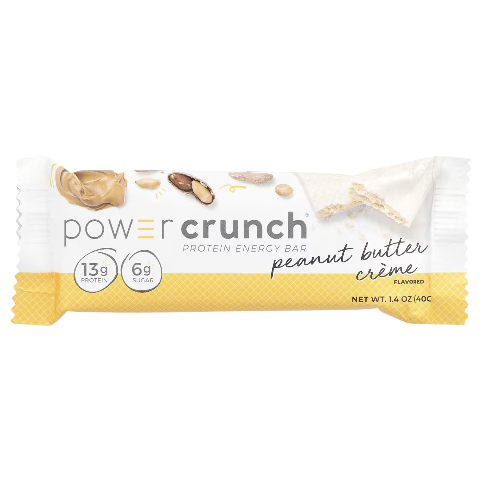 65_1775856233459 BNRG, Power Crunch®, Protein Energy Bar, Peanut Butter Creme, 12 Bars, 1.4 oz (40 g) Each - Image 1