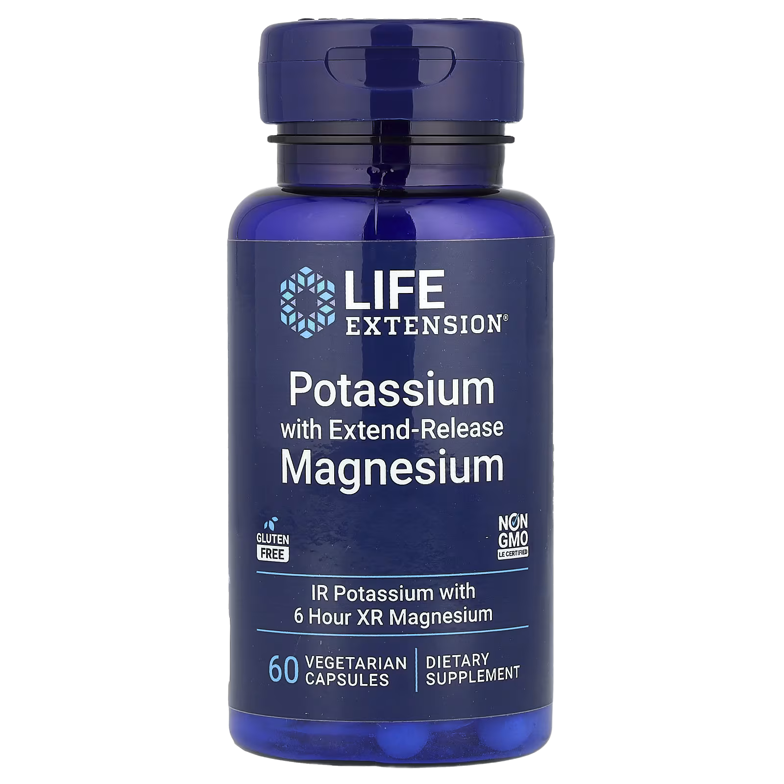 66_1775855773453 Life Extension, Potassium with Extend-Release Magnesium, 60 Vegetarian Capsules - Image 1