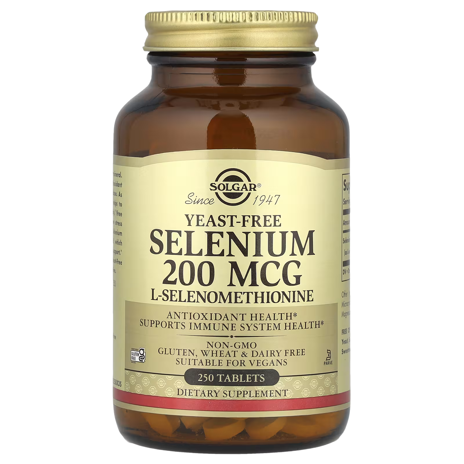 74_1775853980358 Solgar, Selenium, Yeast-Free, 200 mcg, 250 Tablets - Image 1
