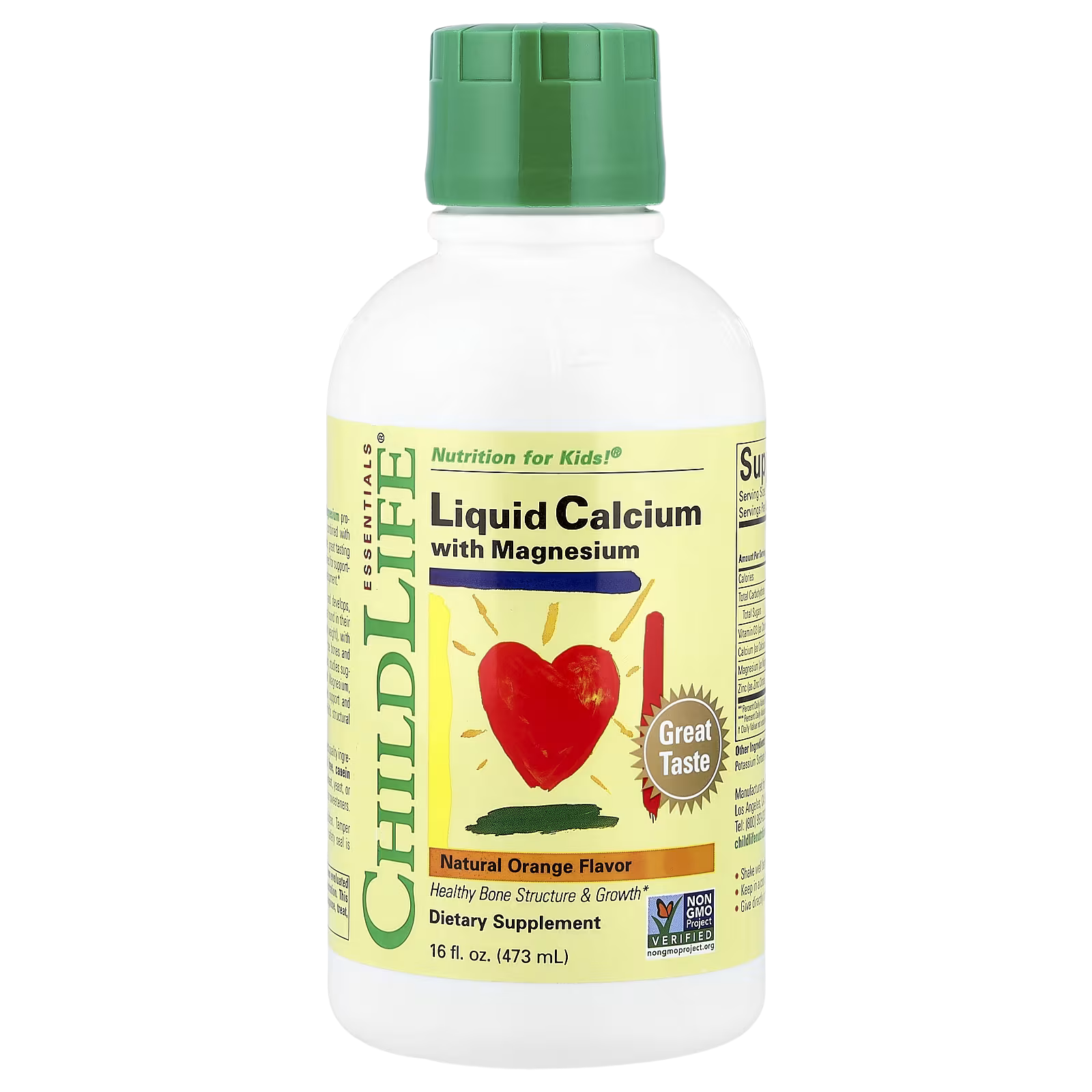 79_1775851646154 ChildLife Essentials, Essentials, Liquid Calcium with Magnesium, Natural Orange, 16 fl oz (473 ml) - Image 1