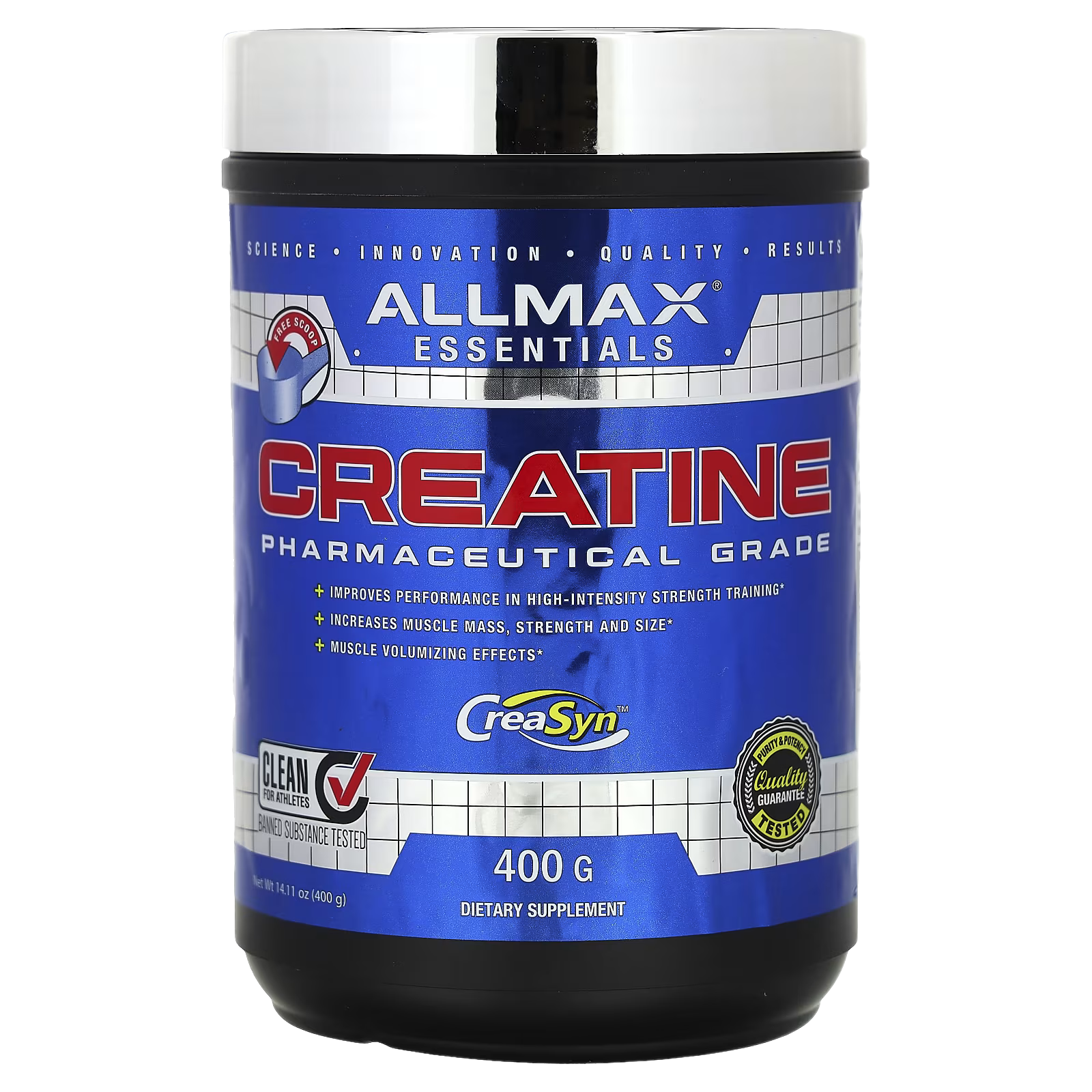 83_1775848671797 ALLMAX, Creatine, Pharmaceutical Grade, Unflavored, 14.11 oz (400 g) - Image 1