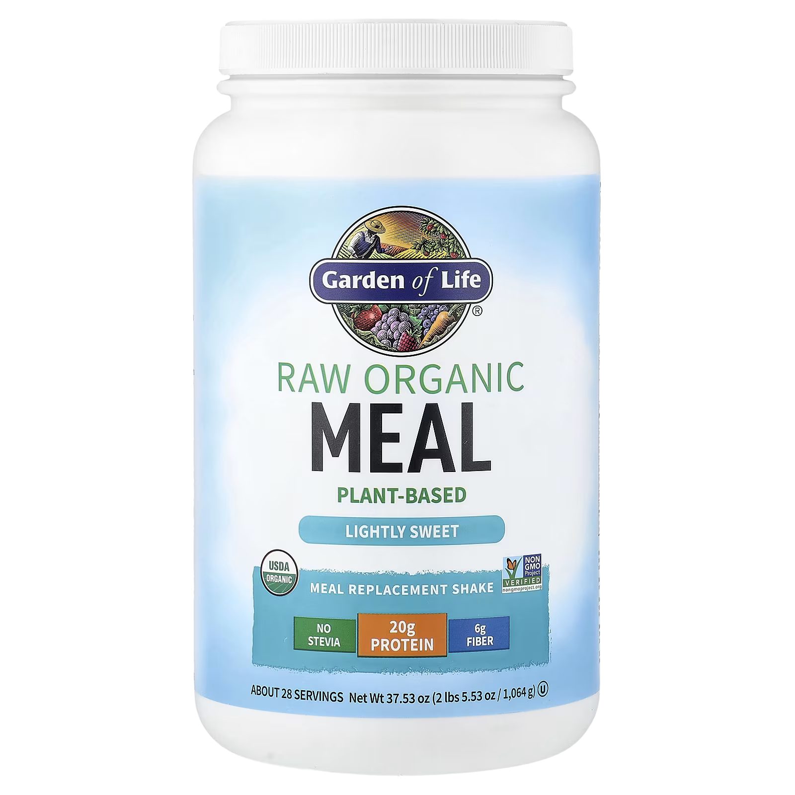 85_1775852063255 Garden of Life, RAW Organic Meal Replacement Shake, Lightly Sweet, 37.53 oz (1,064 g) - Image 1