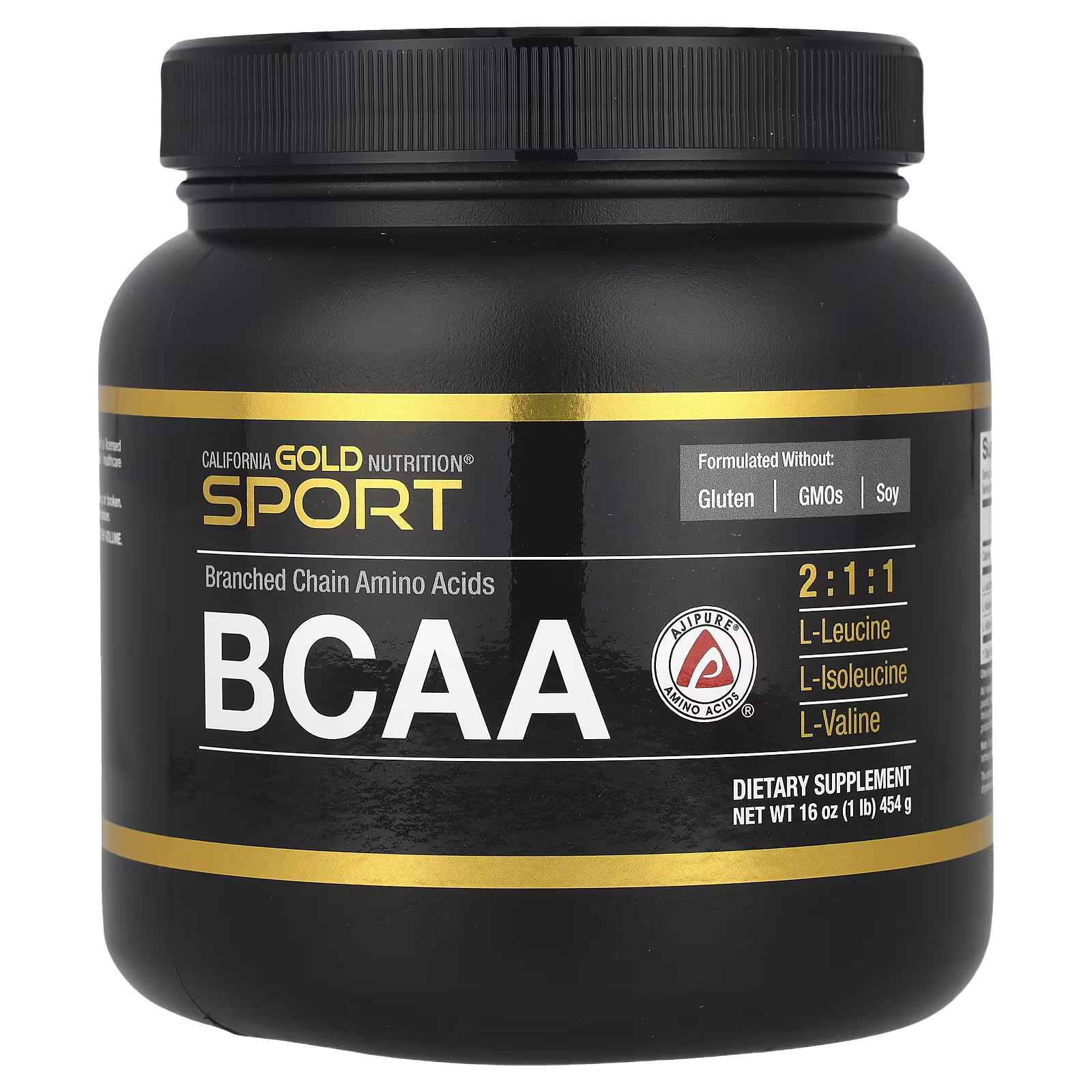 87_1775855332196 California Gold Nutrition, Sport, BCAA Powder, AjiPure®, Branched Chain Amino Acids with L-Leucine, L-Isoleucine and L-Valine, 1 lb (454 g) - Image 1