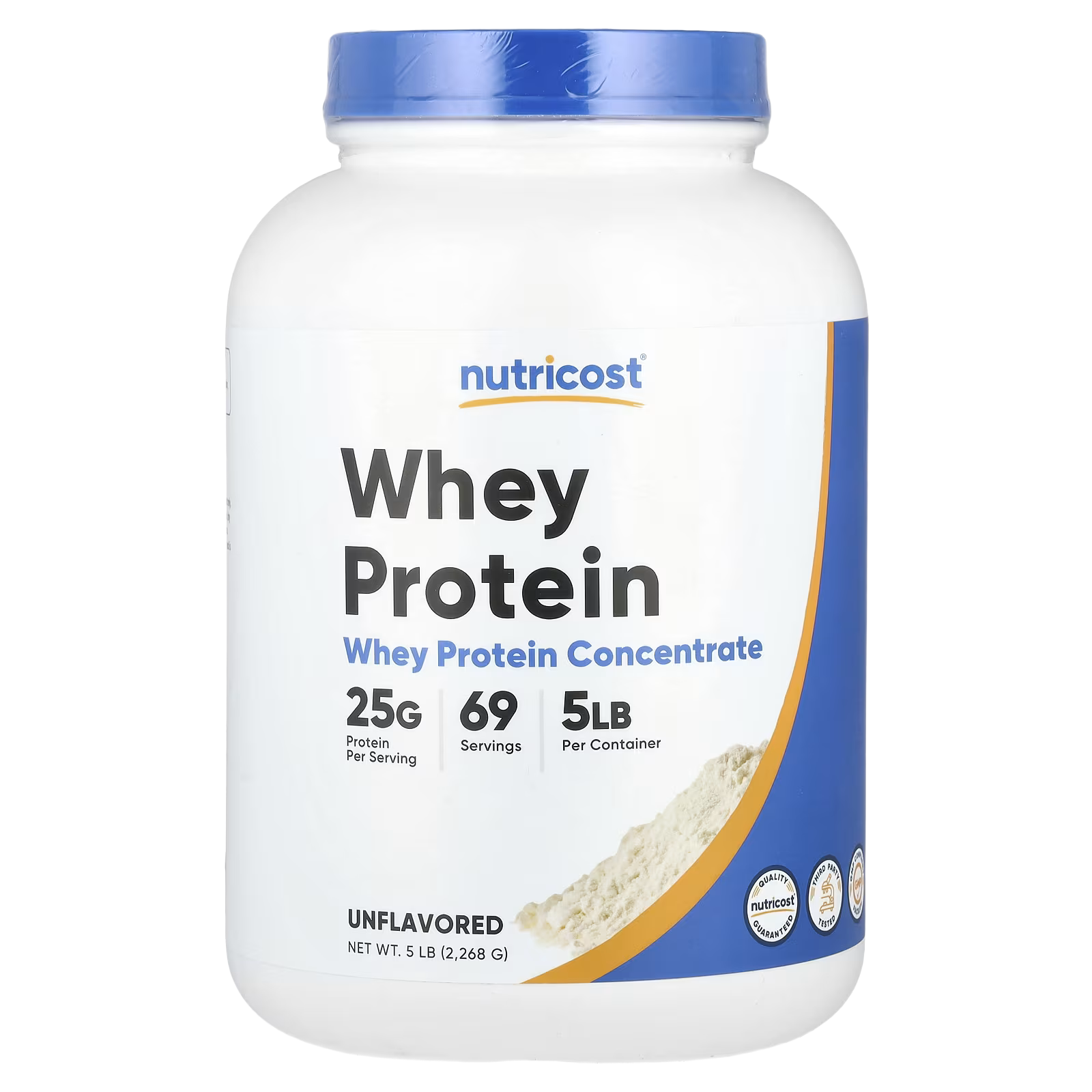 8_1775852076098 Nutricost, Whey Protein Concentrate, Unflavored, 5 lb (2,268 g) - Image 1
