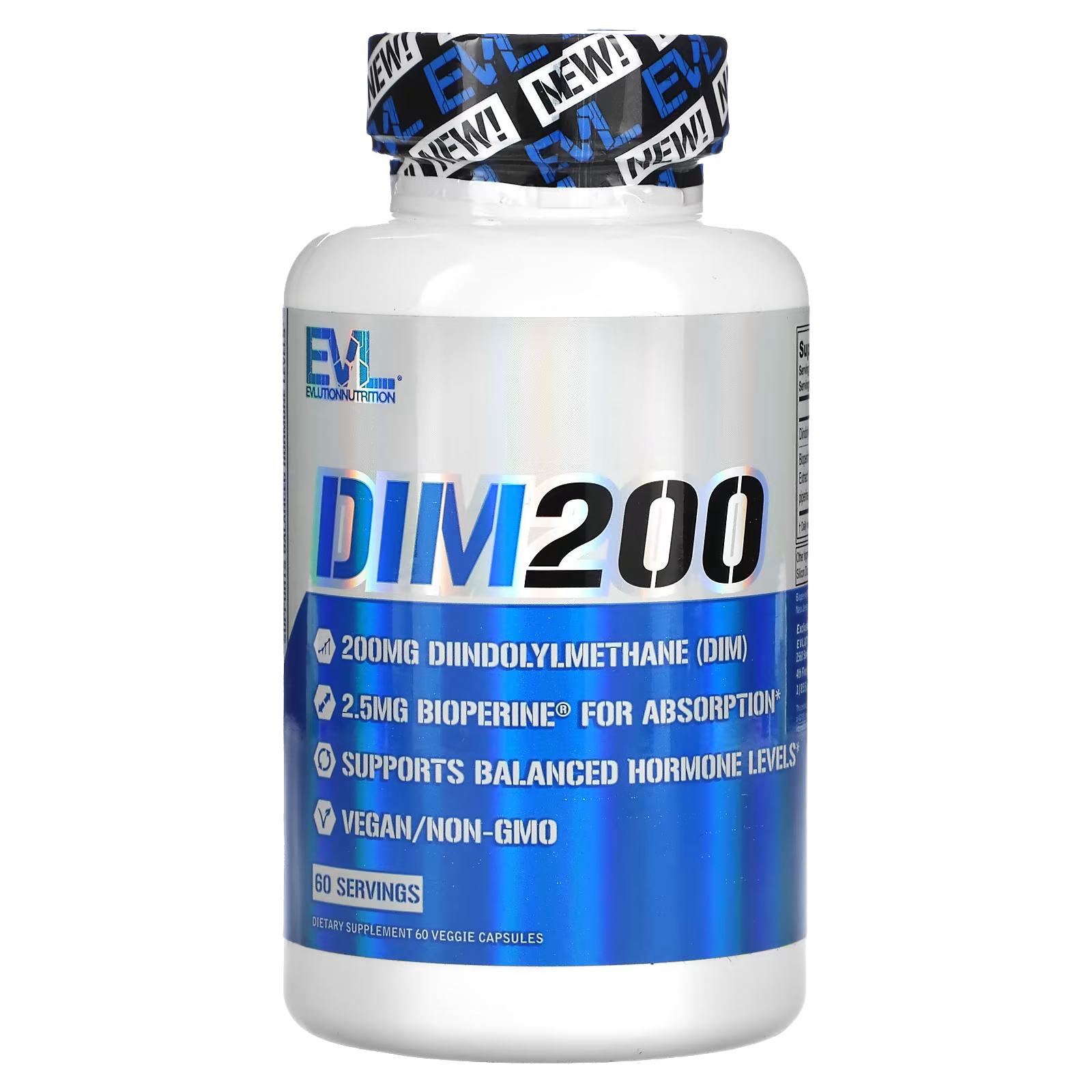 8_1775852748953 EVLution Nutrition, DIM 200, 200 mg, 60 Veggie Capsules - Image 1