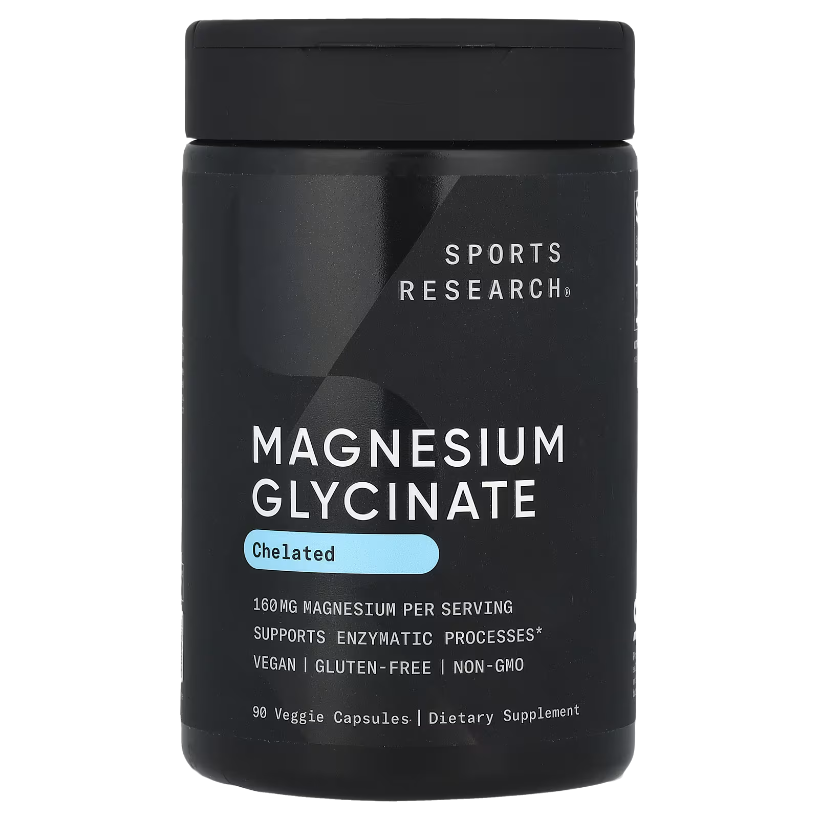 8_1775855798149 Sports Research, Magnesium Glycinate, 90 Veggie Capsules (80 mg per Capsule) - Image 1