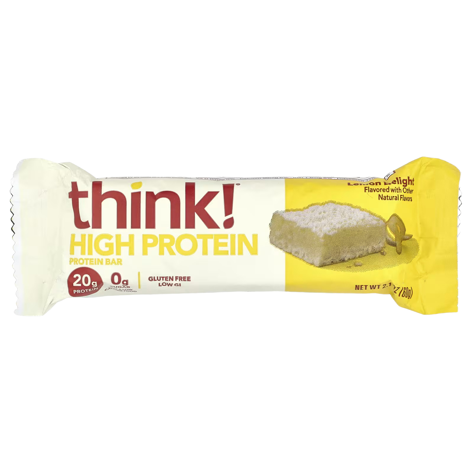 97_1775856285966 Think !, High Protein Bars, Lemon Delight, 5 Bars, 2.1 oz (60 g) Each - Image 1