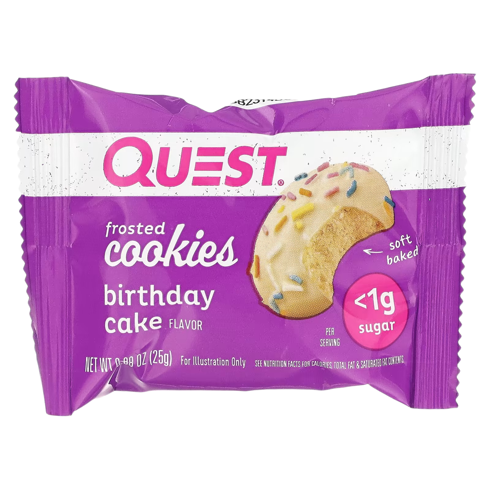 9_1775856259193 Quest Nutrition, Frosted Cookies, Birthday Cake, 8 Cookies, 0.88 oz (25 g) Each - Image 1